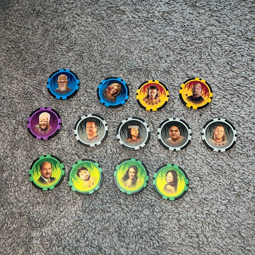 WWE TOPPS Power Chipz 2011